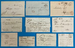 10 Briefe - 1820-1854 - WAADT - AIGLE - ORMONT DESSUS - AUBONNE - ...