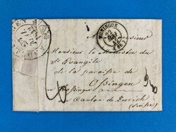 ZÜRICH - OSSINGEN - LYON - BASEL - FRANKREICH - 20.5.1842. Auslands ...