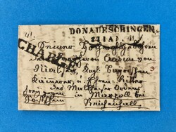 BADEN - CHARGÉE - DONAUESCHINGEN - MARZOLL - 21.1.1840. ...