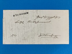 BADEN - DÜRRHEIM - DONAUESCHINGEN - 18.12.1850. Portofreier-Brief ...