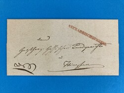 BADEN - NECKARBISCHOFSHEIM - WIMPFEN - THURN & TAXIS - 12.3.1845. ...