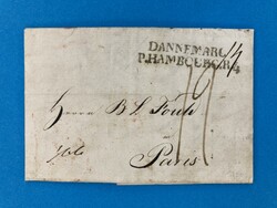 HAMBURG - KOPENHAGEN - DÄNEMARK - PARIS - FRANKREICH - 20.11.1810. ...