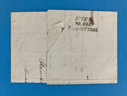 HAMBURG - WIEN - ÖSTERREICH - 18.3.1846. Auslands Porto-Brief von ...