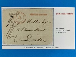 BELGIEN - ANVERS - LONDON - ENGLAND - WECHSEL KURSLISTE - 11.10.1836. ...