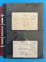 96 Briefe - 1845-1857 - NAMUR - BRUGGES - JEMEPPE - THUIN - BRÜSSEL ...