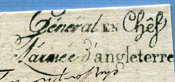 F - (L2) GENERAL EN CHEF / DE L'ARMEE D'ANGLETERRE - PARIS - ...