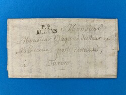 SAVOYEN - (L2) P.P. / ALBENS - ALBY - TURIN - POSTE RESTANTE - 18.6 ...