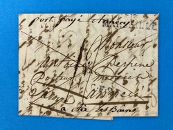 SAVOYEN - PORT PAYÉ ANNECY - MARSEILLE - 12.12.1825. Franko-Brief ...