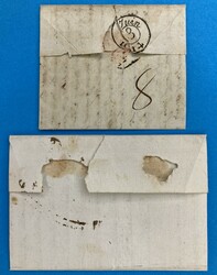 2 * - 1813-1814 - SAVOYEN - ANNECY - PARIS - GRENOBLE - 25.10.1813 / ...