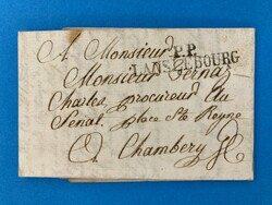 SAVOYEN - (L1) LANSLEBOURG - BESSANS - CHAMBERY - 11.4.1824. ...