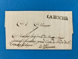SAVOYEN - (L1) LA ROCHE - THONON - 13.5.1843. Porto-Brief von La ...