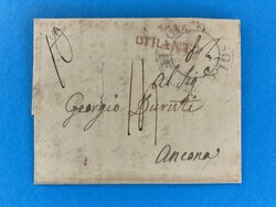 IONISCHE INSELN - CORFU - DESINFIZIERT - OTRANTO - 23.9.1822. ...