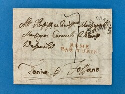 SARDINIEN - (L2) ROME / PAR TURIN - ROM - FOSSANO - FRANZÖSISCHE ...