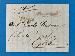 LV - VENEZIA - CHARGÉE - EGNA - SÜDTIROL - 2.1.1847. ...