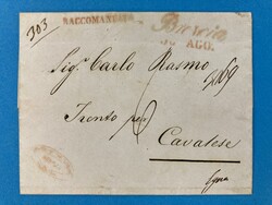 LV - BRESCIA - CHARGÉE - CAVALESE - SÜDTIROL - 29.8.1849- ...