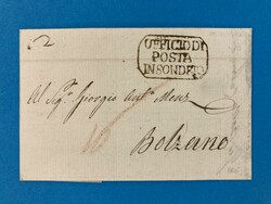 LV - SONDRIO - BOZEN - SÜDTIROL - 10.2.1805. Porto-Brief von Sondrio ...