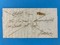LV - SCHIO - VENEZIA - 10.6.1842 Franko-Brief von Schio nach Venedig. ...