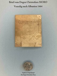 DOGEN BRIEF - VENEDIG - ALBANIEN - 18.8.1464. Brief des Dogen ...