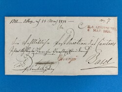 BASEL - OBERPOSTAMTS DIREKTION - AUGSBURG - POSTDIREKTION - 5.3.1811. ...