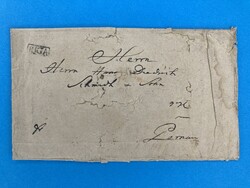 LITAUEN - RIGA - PERNAU - 11.6.1768. Brief von Riga nach Pernau in ...