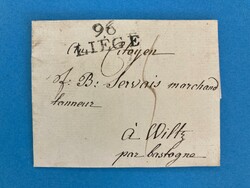 LUXEMBURG - WILTZ - LÜTTICH - DEPARTEMENT CONQUIS - 18.4.1800. ...