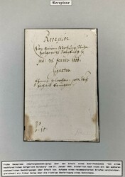 ÖSTERREICH - RECEPISSE - SALZBURG - 31.1.1660. Sehr frühe Recepisse ...