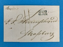 ÖSTERREICH - BRÜNN - STRASSBURG - FRANKREICH - 25.6.1849. Auslands ...
