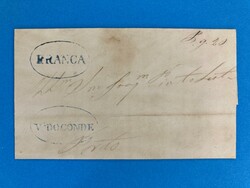 PORTUGAL - VILLA DO CONDE - AZURARA - PORTO - 12.9.1851. Franko-Brief ...