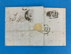 RUMÄNIEN - GALLATZ - GENUA - DESINFIZIERT - 14.11.1850. ...