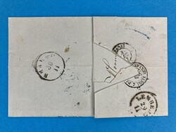 RUMÄNIEN - JASSY - PARIS - DESINFIZIERT - TAXSTEMPEL - 25.11.1857. ...