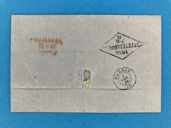 RUSSLAND - ST. PETERSBURG - MADRID - SPANIEN - BAHNPOST - 11.8.1858. ...