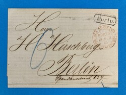 RUSSLAND - ST. PETERSBURG - BERLIN - PREUSSEN - BAHNPOST - 5.8.1865. ...