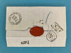 RUSSLAND - ST. PETERSBURG - P. 33. - RHEIMS - BAHNPOST - 24.5.1863 ...