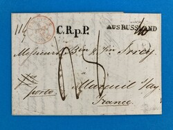 RUSSLAND - ST. PETERSBURG - MAREUIL SUR AY - 15.1.1846. 11 Gramm ...