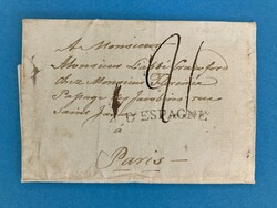 SPANIEN - MADRID - D'ESPAGNE - PARIS - FRANKREICH - 28.10.1790. ...