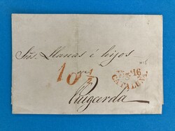 SPANIEN - FIGUERAS - PUIGCERDA - TAXSTEMPEL - 28.12.1838. Porto-Brief ...
