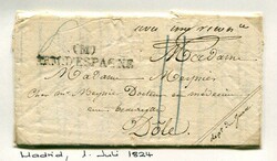 SPANIEN - MADRID - MILITÄR - FRANZÖSISCHE BESETZUNG 1823 - POSTE ...