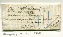 SPANIEN - BURGOS - MILITÄR - FRANZÖSISCHE BESETZUNG 1823 - DOLE - ...