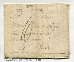 SPANIEN - MADRID - MILITÄR - FRANZÖSISCHE BESETZUNG 1823 - PARIS - ...