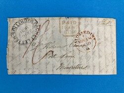 MAURITIUS - EDINBURGH - PORT LOUIS - PACKET LETTER - SCHIFFSPOST - 18 ...