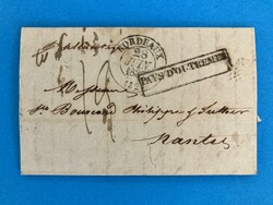 MAURITIUS - PORT LOUIS - NANTES - SCHIFFSPOST - 23.3.1837. 10 Gramm ...