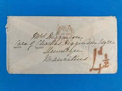 MAURITIUS - LOMBARD STREET - LONDON - TAXSTEMPEL - SCHIFFSPOST - 26.1 ...