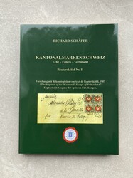 RICHARD SCHÄFER - KANTONALMARKEN SCHWEIZ / ECHT FALSCH VERFÄLSCHT - ...