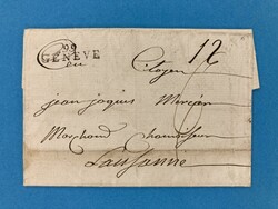 GENF - 99 / GENEVE - CHENE - DEPT. CONQUIS - LÉMAN - LAUSANNE - 1.12 ...