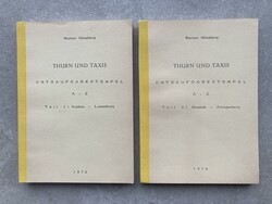 THURN & TAXIS ORTSAUFGABESTEMPEL A-Z - Teil 1+2 - WERNER MÜNZBERG - ...
