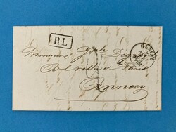 GENF - ANNECY - GRENZRAYON - RL - TAXSTEMPEL - 26.4.1855. ...
