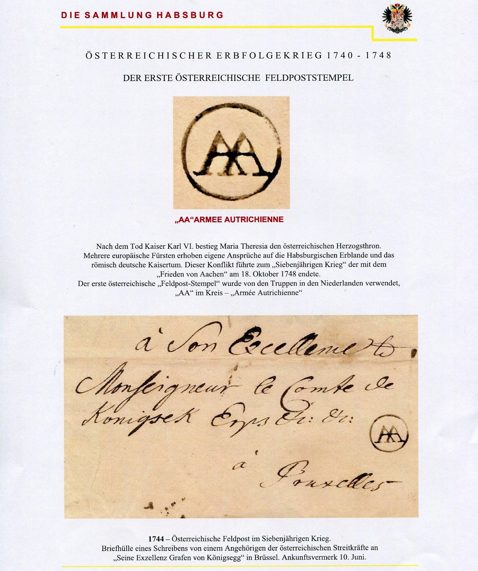 Image 1 for lot number 444 for Just-Prephilately 9th Auction Pre-philately & postal history