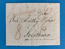 BADEN - WALDSHUT - SOLOTHURN - SCHWEIZ - RAYONSTEMPEL - 18.4.1822. ...