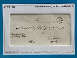 PREUSSEN - STETTIN - POMMERN - TARNOW - GALIZIEN - ÖSTERREICH - 27.2 ...