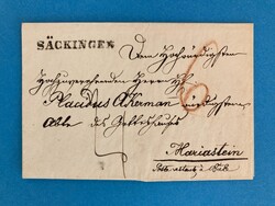 BADEN - SÄCKINGEN - MARIASTEIN - SOLOTHURN - POSTE RESTANTE BALE - ...